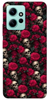 Чохол на Xiaomi Redmi Note 12 4G Черепа та рози фото 1 з 1