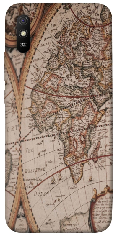 Чехол на Xiaomi Redmi 9A Карта путешествий фото 1 из 1