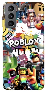 Чехол на Samsung Galaxy S21 FE Roblox Characters Collage фото 1 из 1