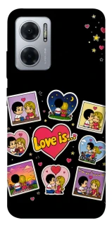 Чехол на Xiaomi Redmi Note 11E Love is ver.2 фото 1 из 1