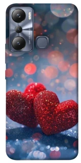 Чехол на Infinix Hot 20i Red hearts фото 1 из 1