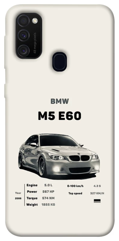Чехол на Samsung Galaxy M30s / M21 BMW M5 E60 фото 1 из 1