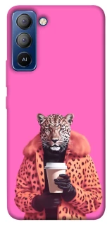 Чехол на TECNO Pop 5 LTE Леопард с кофе фото 1 из 1