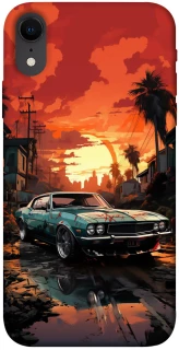 Чохол на Apple iPhone XR (6.1") Car at sunset фото 1 з 1