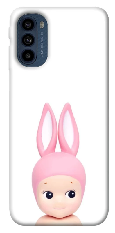 Чохол на Motorola Moto G41 Minimal Bunny Peek фото 1 з 1