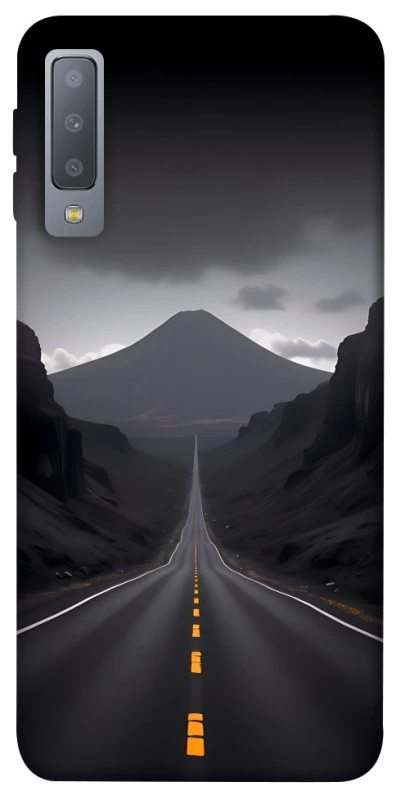 Чехол на Samsung A750 Galaxy A7 (2018) Black mountains фото 1 из 1