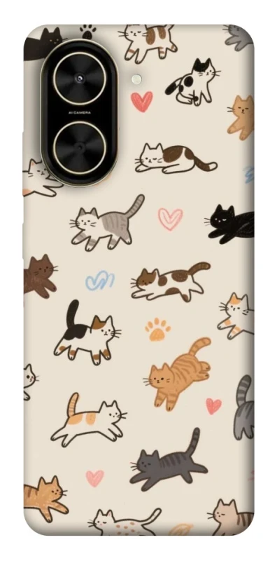 Чохол на Xiaomi Poco C71 Cat style ver.2 фото 1 з 1