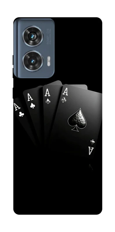 Чохол на Motorola Edge 50 Black Cards фото 1 з 1