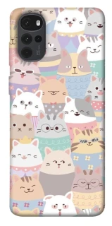 Чохол на Motorola Moto G22 Funny Kittens ver.2 фото 1 з 1