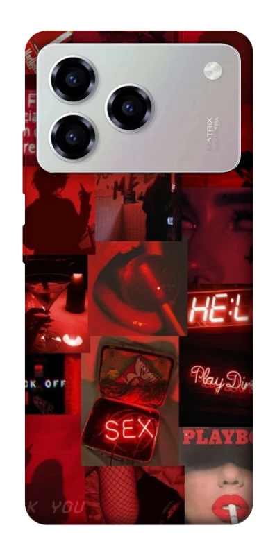 Чехол на ZTE Blade A76 Love collage ver.3 фото 1 из 1