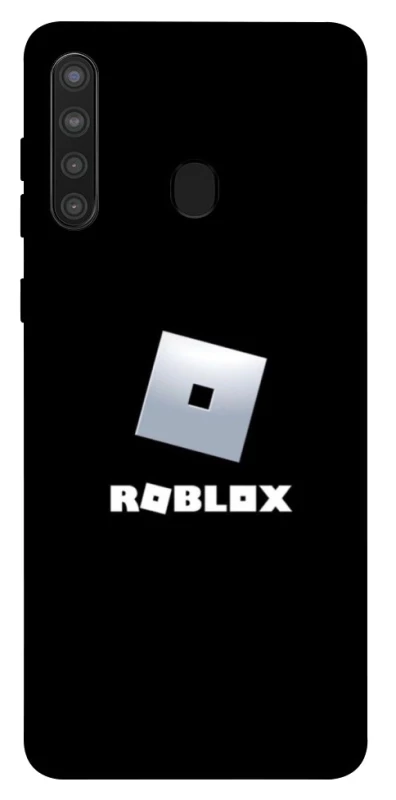 Чохол на Samsung Galaxy A21 Roblox logo black фото 1 з 1