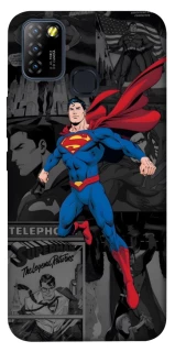 Чехол на Infinix Hot 10 Lite superman comics фото 1 из 1
