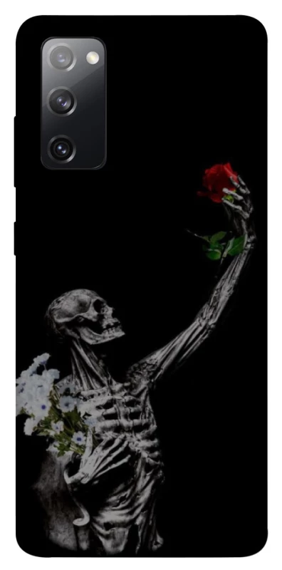 Чехол на Samsung Galaxy S20 FE Skeleton vs Rose фото 1 из 1