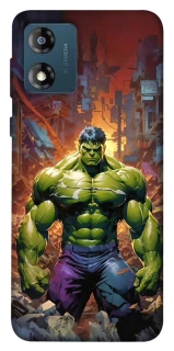 Чехол на Motorola Moto E13 Hulk фото 1 из 1