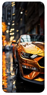 Чохол на Samsung Galaxy A70 (A705F) Golden sports car фото 1 з 1
