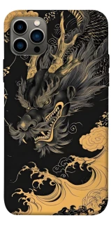 Чохол на Apple iPhone 12 Pro (6.1") gold dragon фото 1 з 1