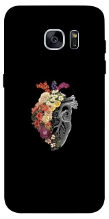 Чохол на Samsung G935F Galaxy S7 Edge Heart with flowers фото 1 з 1