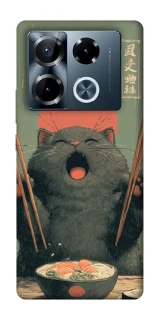 Чехол на Infinix Note 40 Pro 4G Hungry Cat фото 1 из 1