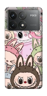 Чехол на Xiaomi Poco F6 Pro All Labubu 3 фото 1 из 1