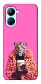 Чохол на Realme C33 Леопард з кавою фото 1 з 1