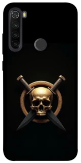 Чохол на Xiaomi Redmi Note 8T Golden Skull фото 1 з 1