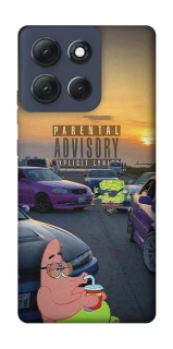 Чехол на Motorola Moto G86 Power Патрик на гонках фото 1 из 1