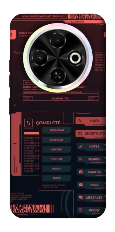 Чехол на TECNO Spark 30C Attention фото 1 из 1