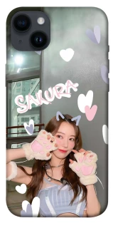 Чехол на Apple iPhone 14 Plus (6.7") Sakura - LE SSERAFIM фото 1 из 1