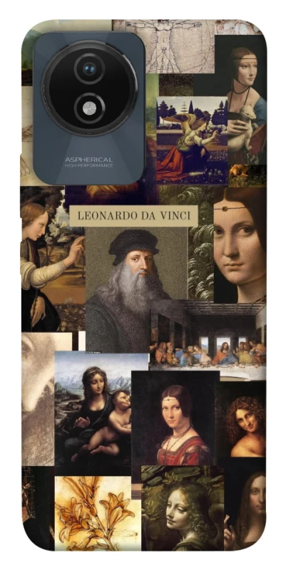 Чехол на Vivo Y02 Leonardo da Vinci фото 1 из 1