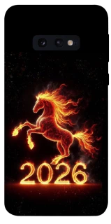 Чехол на Samsung Galaxy S10e Red Fire Horse ver.1 фото 1 из 1