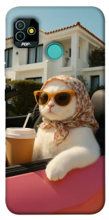 Чехол на TECNO POP 5 Stylish Cat Cruise фото 1 Чехол на TECNO POP 5 Stylish Cat Cruise фото 1 из 1