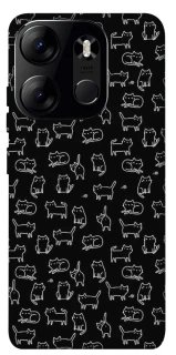 Чехол на Tecno Spark Go 2023 Black Cats фото 1 из 1
