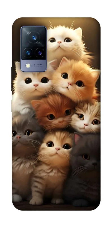 Чохол на Vivo V21 Чохол Kittie Love v2 фото 1 з 1