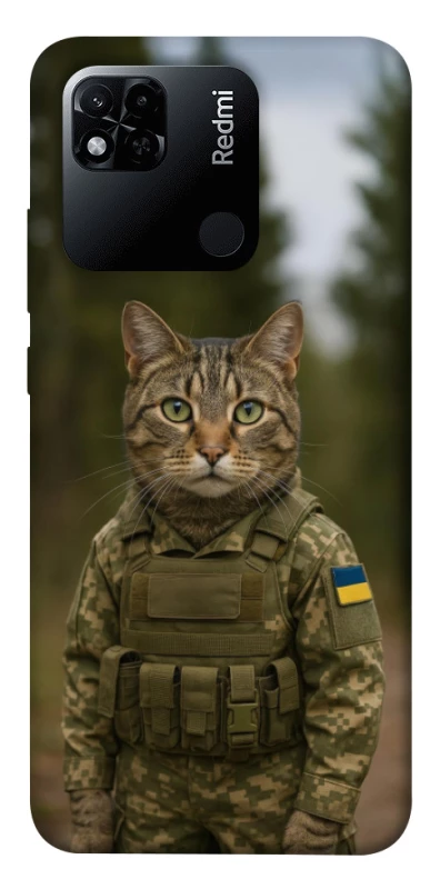 Чехол на Xiaomi Redmi 10A Кот защитник фото 1 из 1