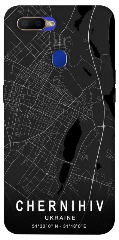 Чохол на Oppo A5s Chernihiv map фото 1 з 1