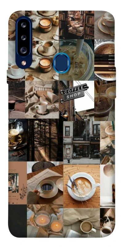 Чохол на Samsung Galaxy A20s Coffee collage ver.3 фото 1 з 1