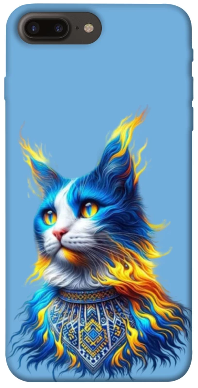 Чохол на Apple iPhone 7 plus / 8 plus Кіт патріот фото 1 з 1