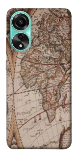 Чехол на Oppo A78 4G Карта путешествий фото 1 из 1