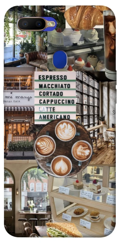 Чохол на Oppo A5s Coffee collage ver.5 фото 1 з 1
