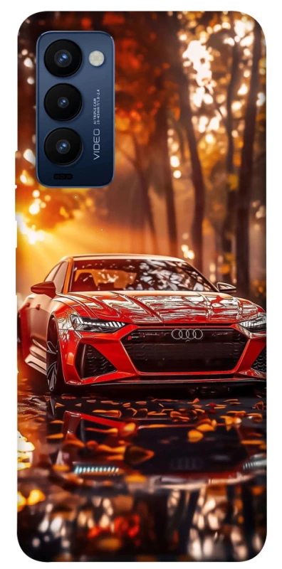 Чехол на TECNO Camon 18 Audi at sunset фото 1 из 1