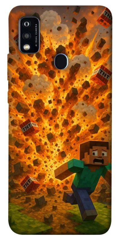 Чохол на ZTE Blade A51 Minecraft v7 фото 1 з 1