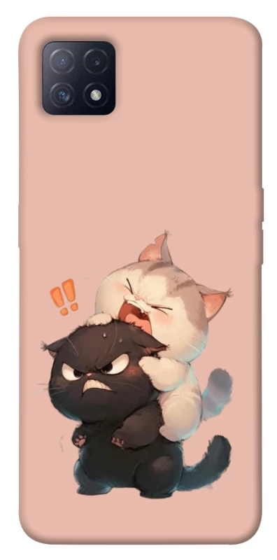Чохол на Oppo A72 5G / A73 5G Сat and cat фото 1 з 1
