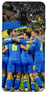 Чехол на Samsung A530 Galaxy A8 (2018) Сборная Украины v3 фото 1 из 1