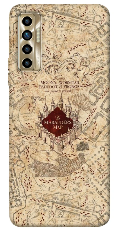 Чохол на TECNO Camon 17P Harry Potter Marauder's Map фото 1 з 1