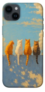 Чехол на Apple iPhone 14 Plus (6.7") cats on wall фото 1 из 1