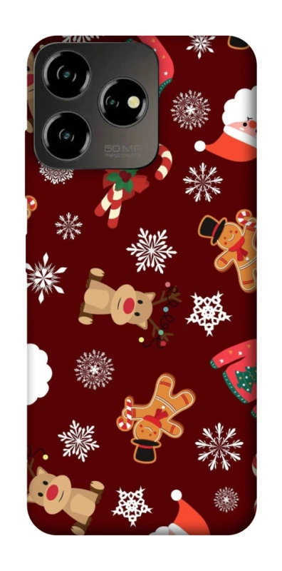 Чохол на ZTE Blade V50 Design 4G Новорічний v6 фото 1 з 1