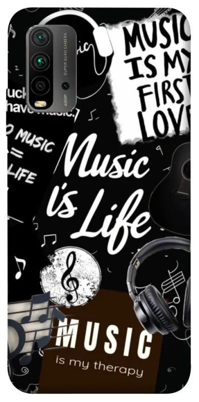 Чохол на Xiaomi Redmi 9T Music is Life фото 1 з 1