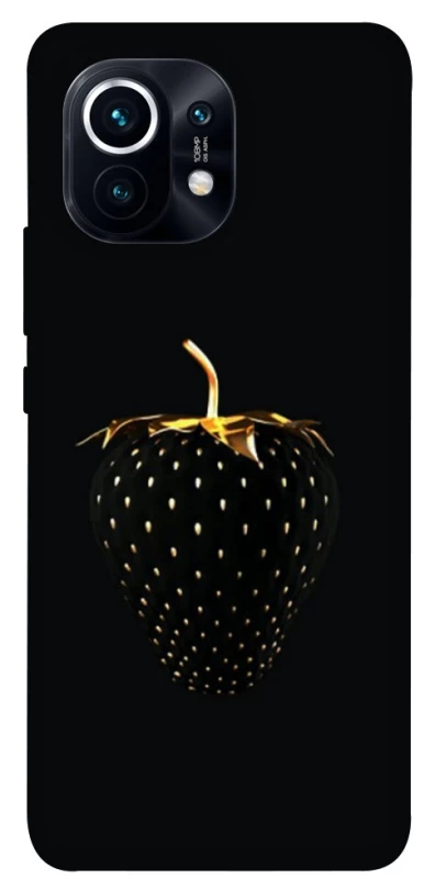 Чохол на Xiaomi Mi 11 Чорна полуниця фото 1 з 1