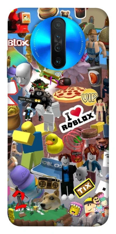 Чохол на Xiaomi Redmi K30 Roblox collage ver.5 фото 1 з 1