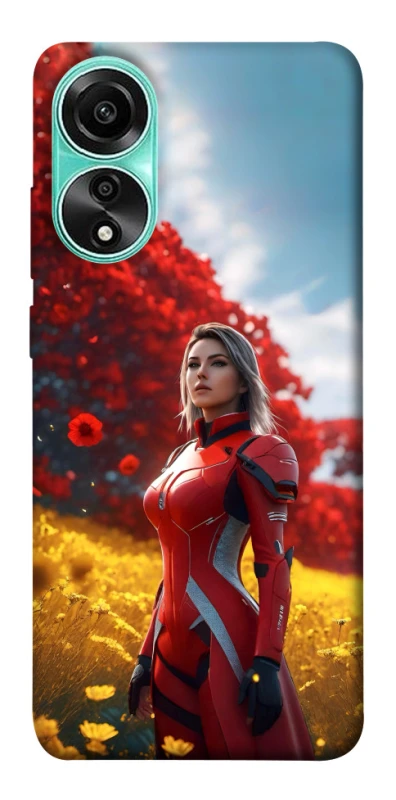 Чохол на Oppo A78 4G Cyber space girl ver.5 фото 1 з 1